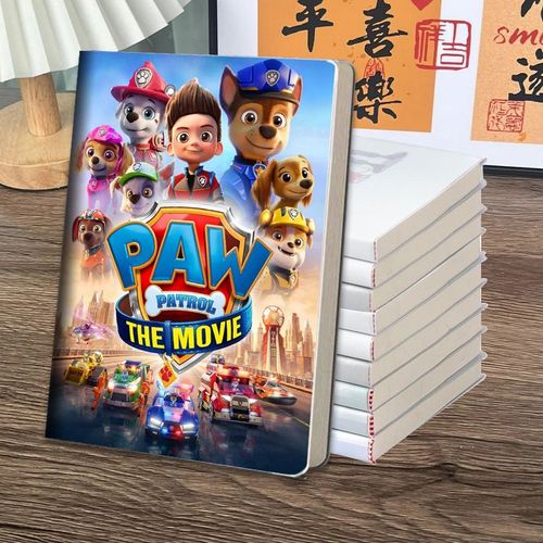 汪汪大隊(duì)萊德新款高顏值筆記本周邊動(dòng)漫來圖定制超厚筆記a5膠套本